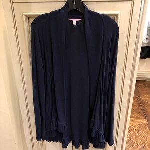 LILLY PULITZER | Cardigan with Ruffle Detail